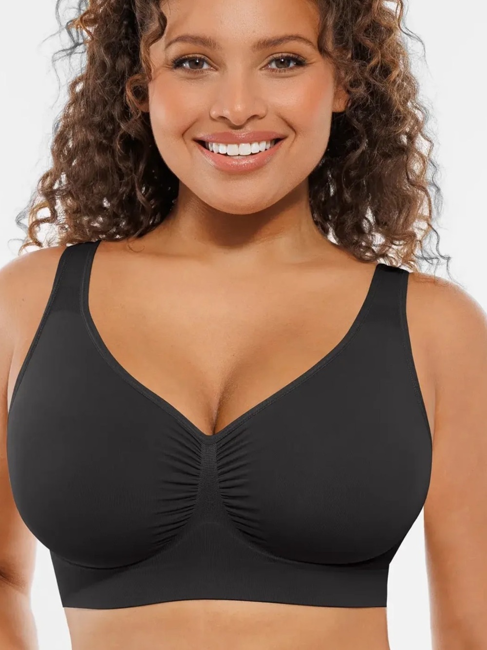 FEELINGIRL SEAMLESS NO UNDERWIRE FULL COVERAGE BRA